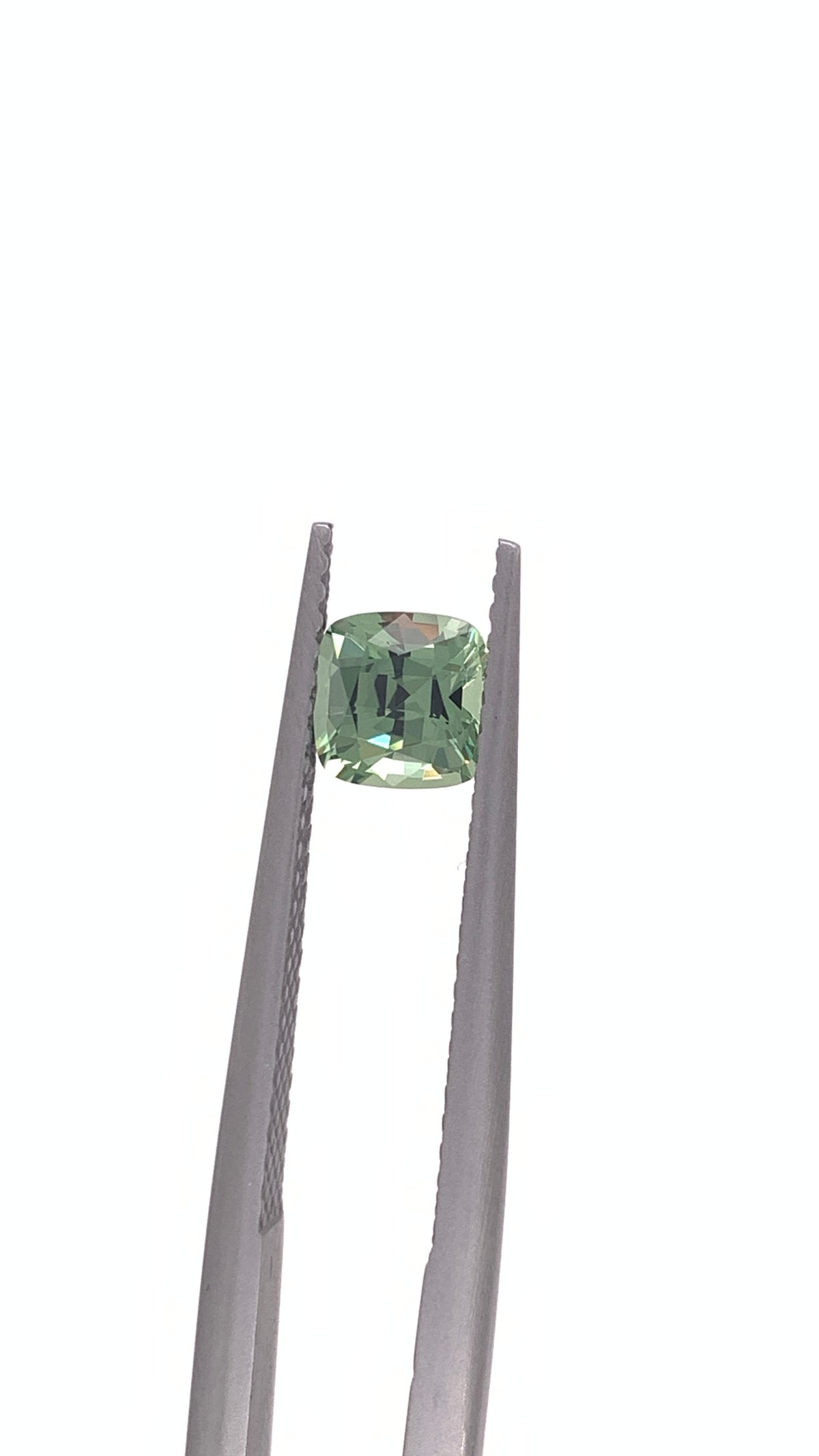 Green Sapphire — 0.90ct Cushion | 5.30 x 5.20mm | Tanzania | Heated