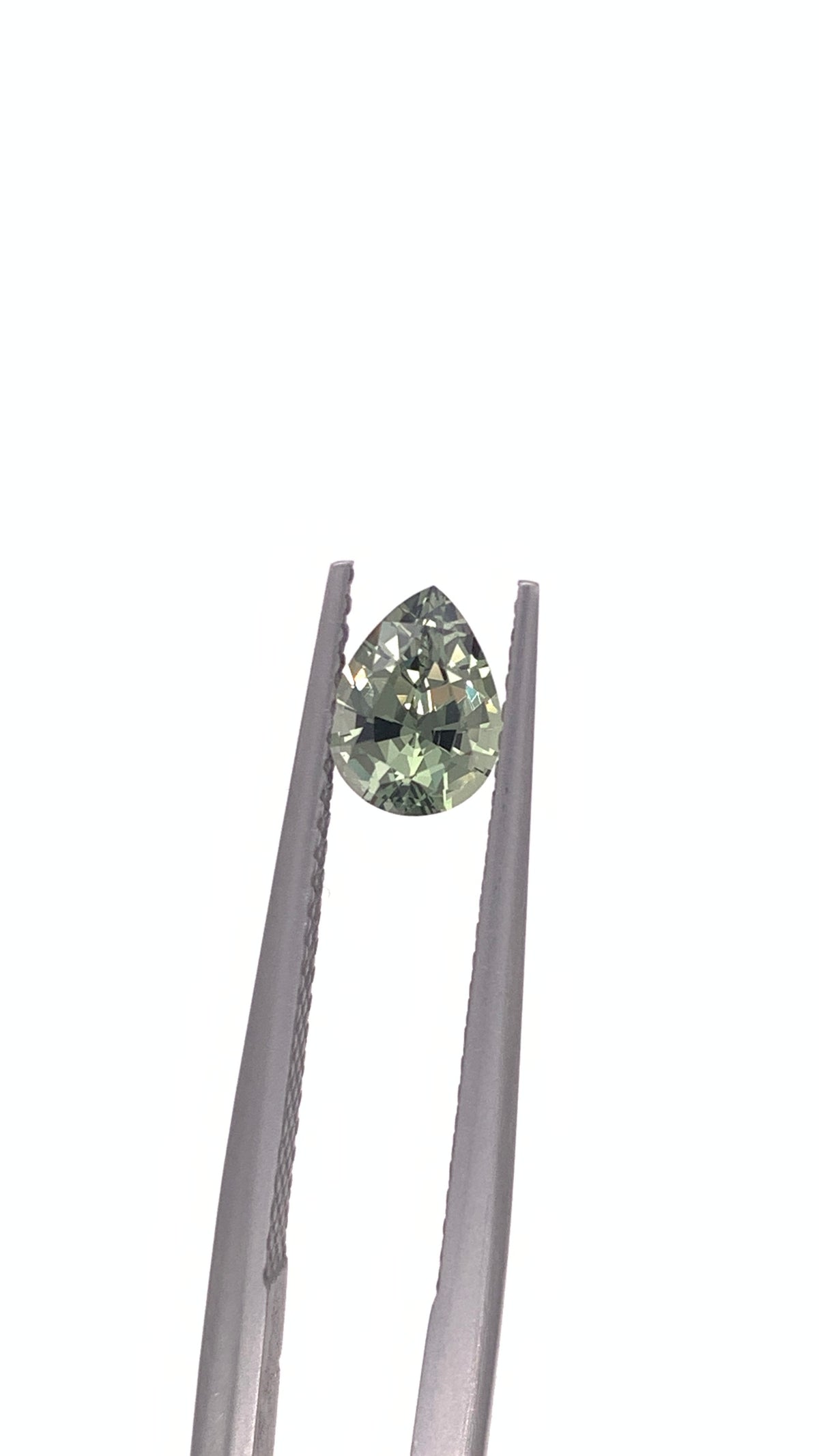 Green Sapphire — 0.83ct Pear | 6.70 x 5.00mm | Tanzania | Heated