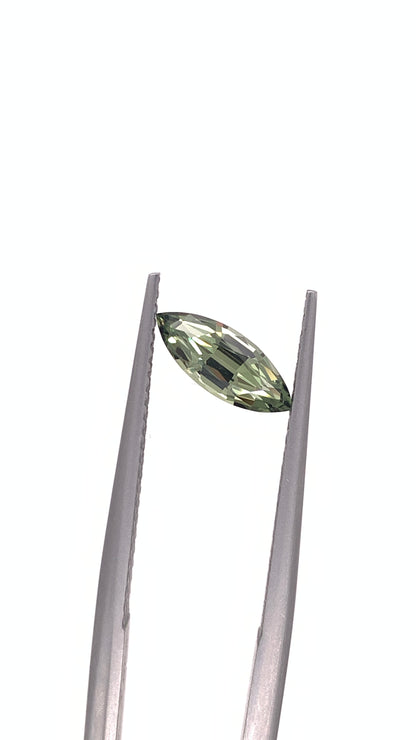 Green Sapphire — 0.79ct Marquise | 9.70 x 3.85mm | Tanzania | Heated