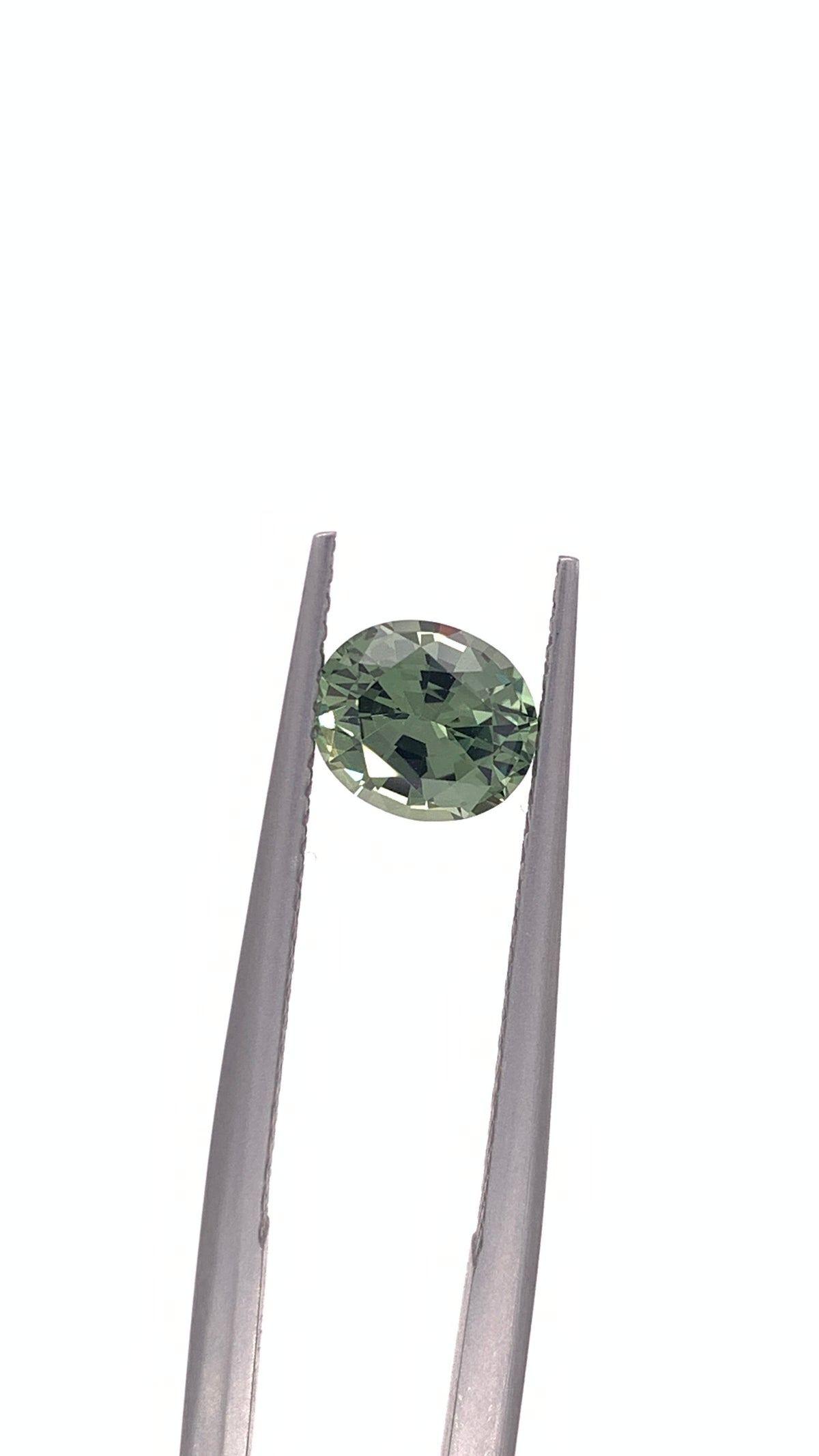 Green Sapphire — 1.17ct Oval | 6.70 x 5.80mm | Tanzania | Heated
