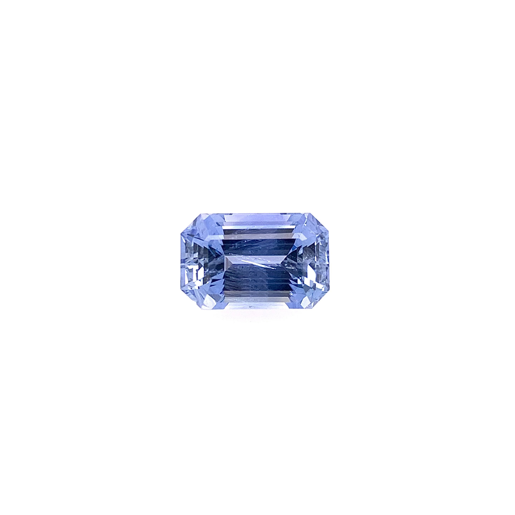 Blue Sapphire — 3.81ct Emerald Cut | 10.15x6.55mm | Sri Lanka | Heated
