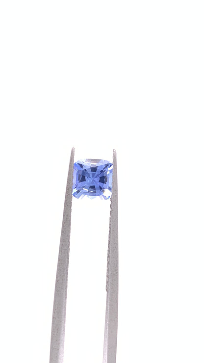 Blue Sapphire — 0.86ct Cushion | 5.40 x 5.40mm | Sri Lanka | Heated