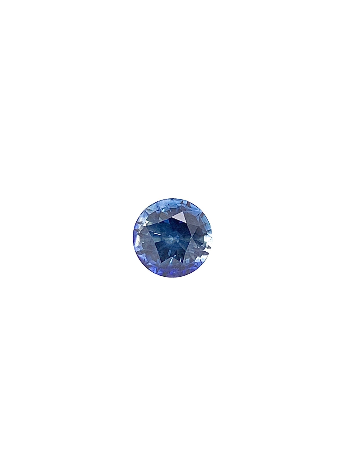 Blue Sapphire — 1.97ct Round Step Cut | 6.65mm | Sri Lanka | Heated