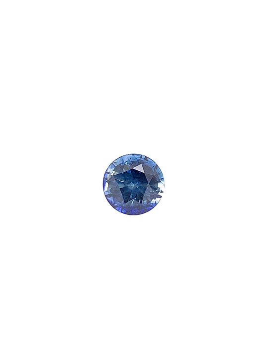 Blue Sapphire — 1.97ct Round Step Cut | 6.65mm | Sri Lanka | Heated