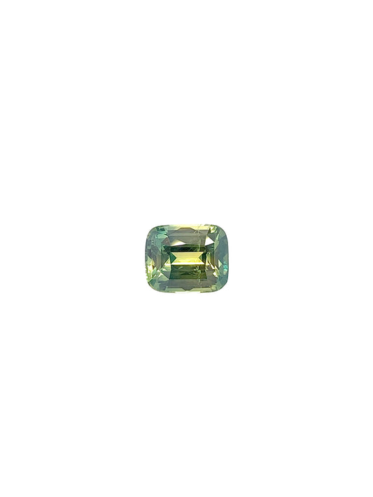 Green Sapphire — 2.03ct Cushion | 8.00 x 6.25mm | Madagascar | Unheated