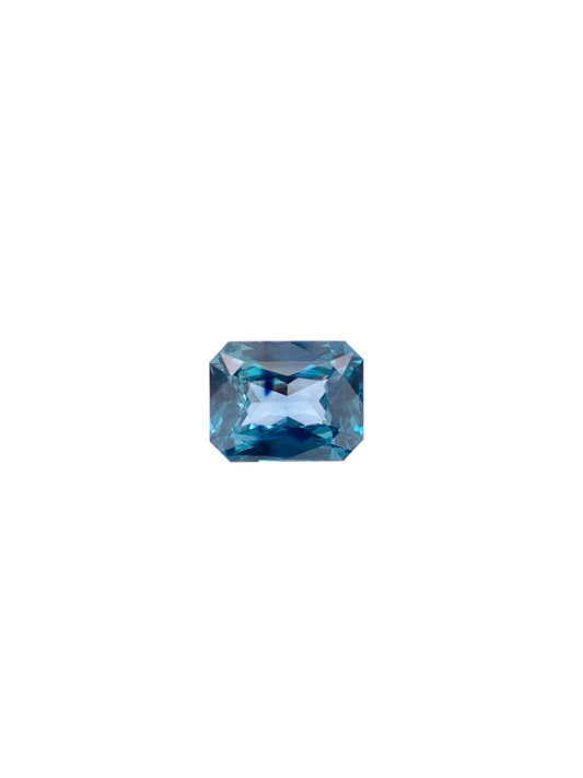 Teal Sapphire — 2.52ct Radiant | 8.80 x 6.90mm | Madagascar | Heated