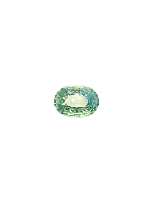 Green Sapphire — 2.01ct Oval | 9.10 x 6.75mm | Madagascar | Unheated