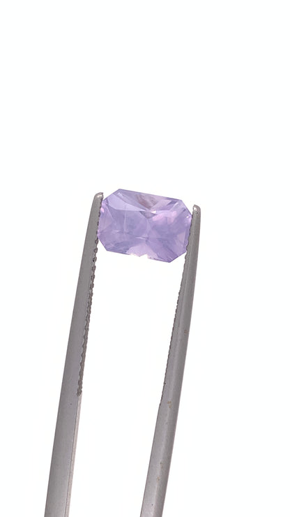 Purple Sapphire — 2.52ct Radiant | 8.70 x 6.05mm | Sri Lanka | Heated