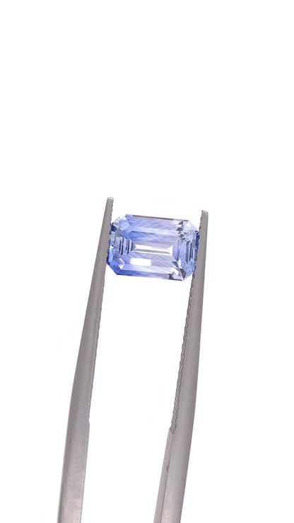 Blue Sapphire — 2.03ct Emerald Cut | 8.50 x 5.85mm | Madagascar | Heated