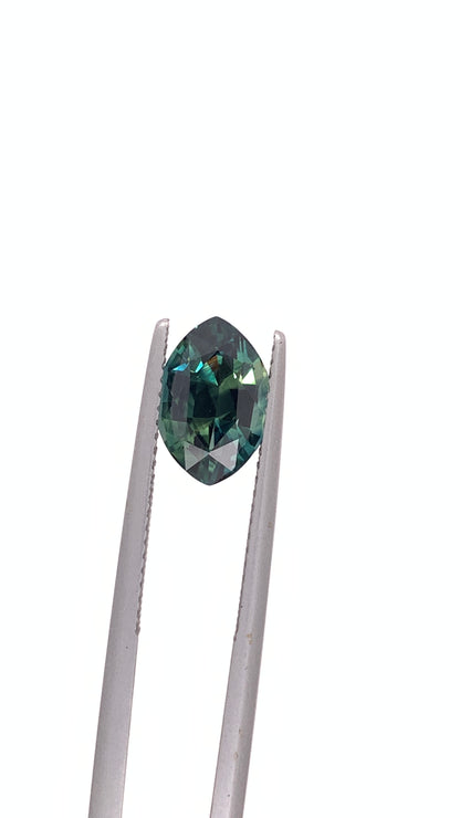 Teal Sapphire — 3.04ct Marquise | 10.45 x 7.11mm | Madagascar | Heated