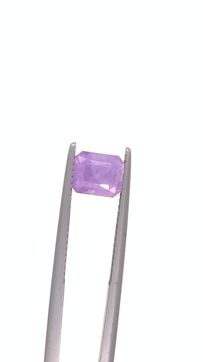 Purple Sapphire — 2.17ct Radiant | 7.25 x 5.80mm | Madagascar | Heated