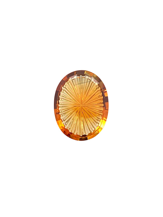 Montana Sapphire — 3.60ct Fantasy Cut | 13.30 x 10.25mm | USA | Heated