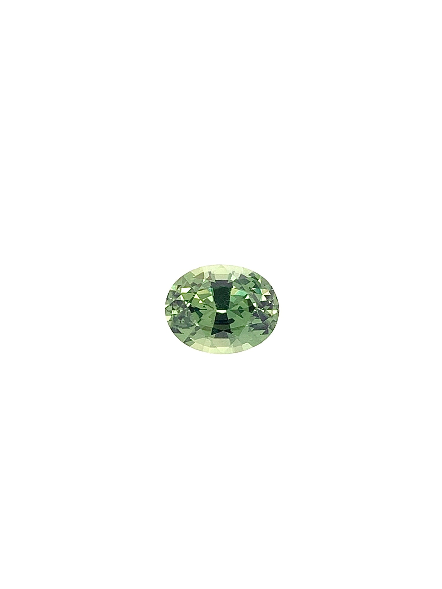 Green Sapphire — 1.19ct Oval | 6.90 x 5.40mm | Tanzania | Heated