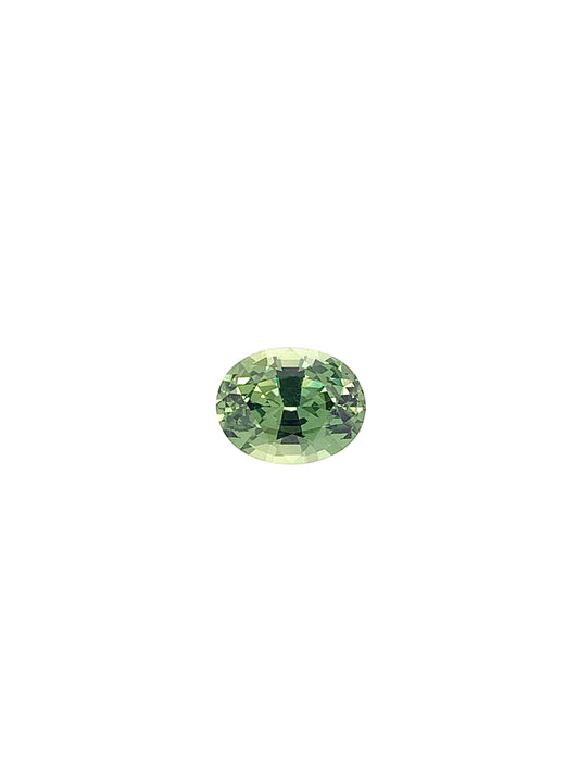 Green Sapphire — 1.19ct Oval | 6.90 x 5.40mm | Tanzania | Heated