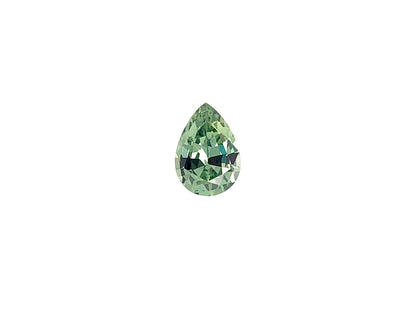 Green Sapphire — 0.96ct Pear | 7.60 x 5.40mm | Tanzania | Heated