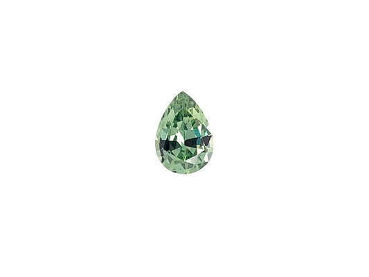 Green Sapphire — 0.96ct Pear | 7.60 x 5.40mm | Tanzania | Heated