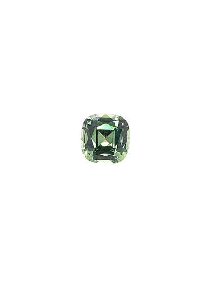 Green Sapphire — 1.16ct Cushion | 6.10 x 6.00mm | Tanzania | Heated