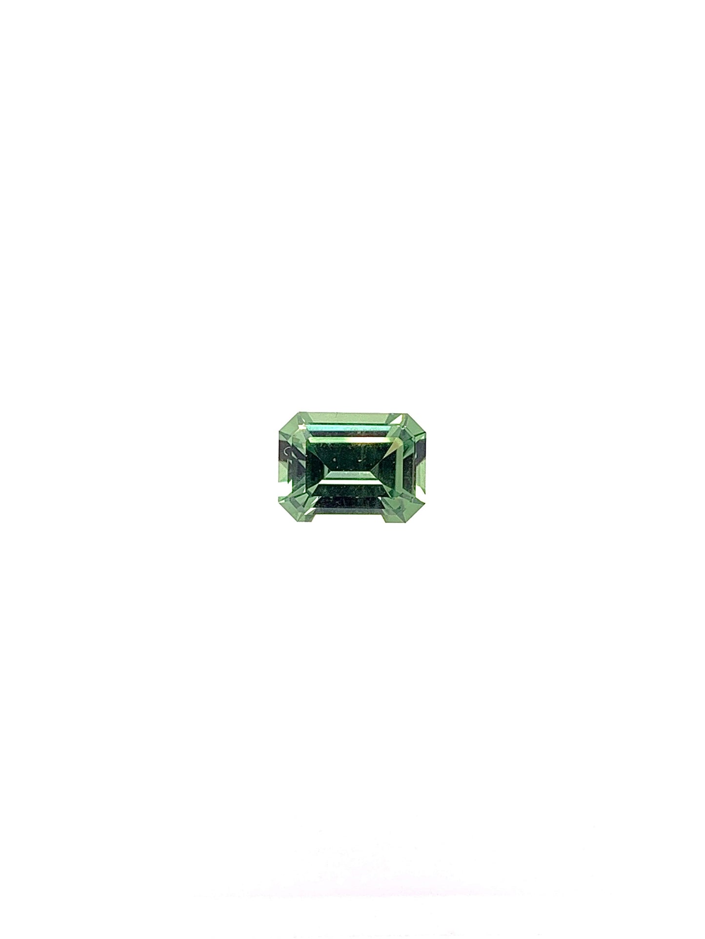 Green Sapphire — 1.05ct Emerald Cut | 6.70 x 5.00mm | Tanzania | Heated