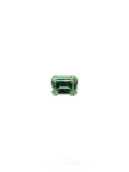 Green Sapphire — 1.05ct Emerald Cut | 6.70 x 5.00mm | Tanzania | Heated