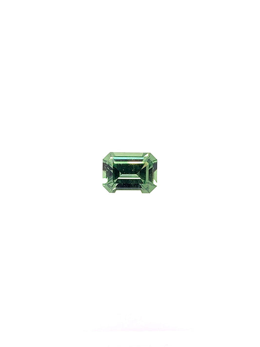 Green Sapphire — 1.05ct Emerald Cut | 6.70 x 5.00mm | Tanzania | Heated