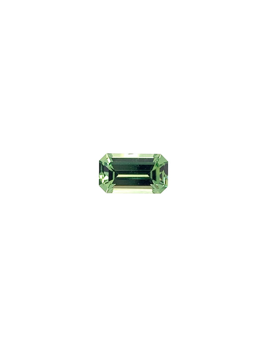 Green Sapphire — 0.91ct Emerald Cut | 7.30 x 4.20mm | Tanzania | Heated