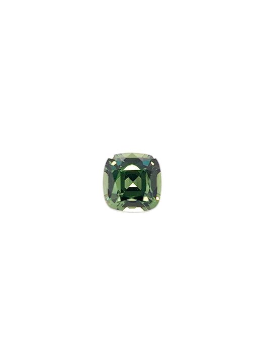Green Sapphire — 1.12ct Cushion | 5.80 x 5.80mm | Tanzania | Heated