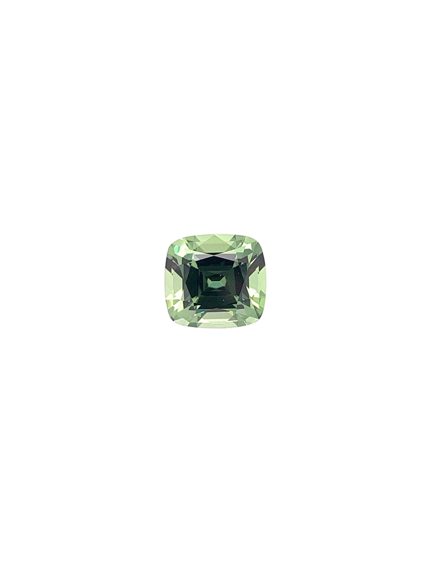Green Sapphire — 1.23ct Cushion | 6.10 x 5.65mm | Tanzania | Heated