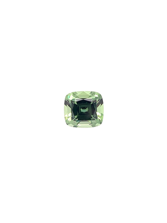 Green Sapphire — 1.23ct Cushion | 6.10 x 5.65mm | Tanzania | Heated