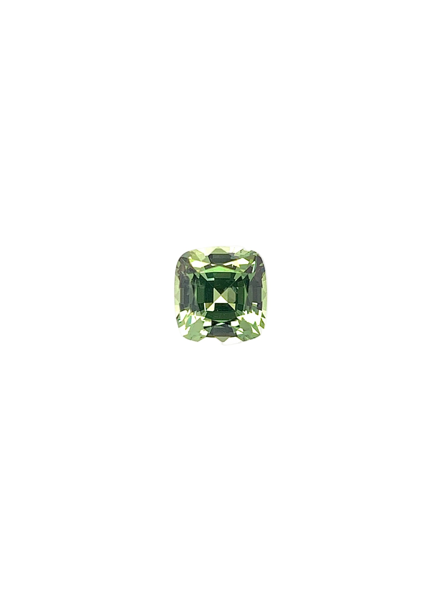 Green Sapphire — 1.13ct Cushion | 5.90 x 5.70mm | Tanzania | Heated