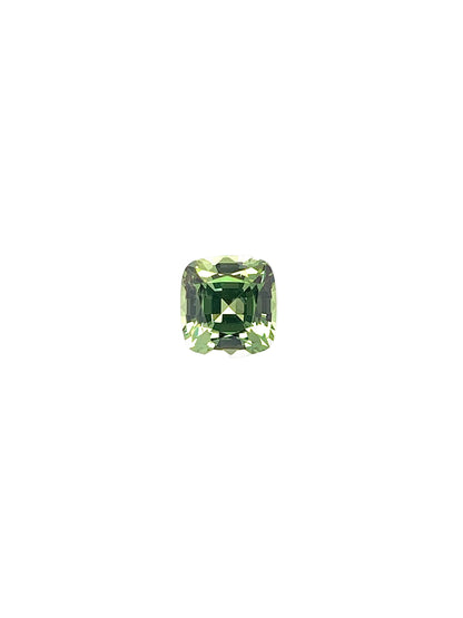 Green Sapphire — 1.13ct Cushion | 5.90 x 5.70mm | Tanzania | Heated