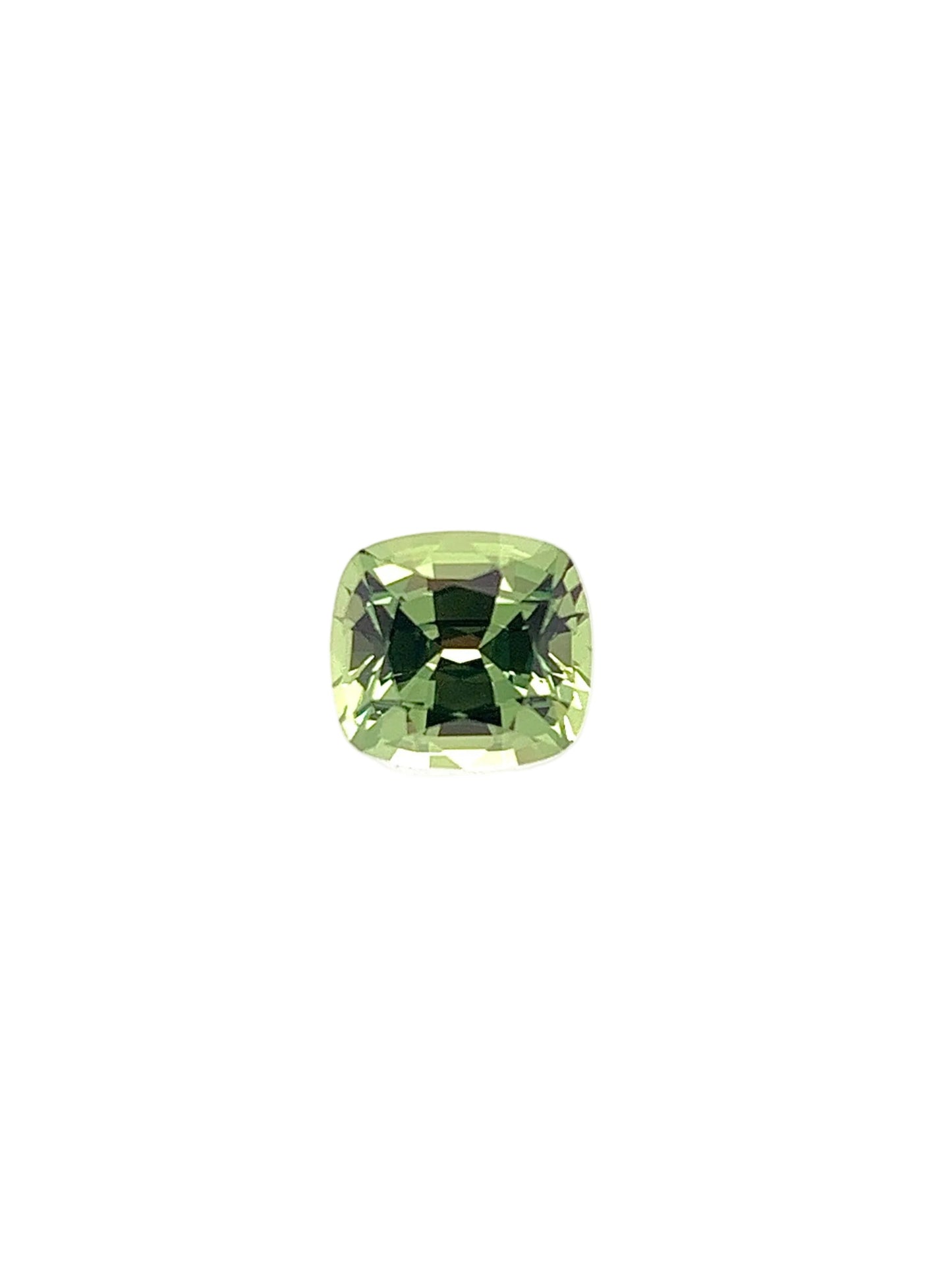 Green Sapphire — 1.16ct Cushion | 6.10 x 5.55mm | Tanzania | Heated