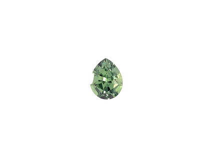 Green Sapphire — 1.04ct Pear | 6.80 x 5.40mm | Tanzania | Heated
