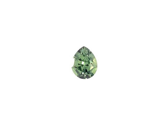Green Sapphire — 1.04ct Pear | 6.80 x 5.40mm | Tanzania | Heated