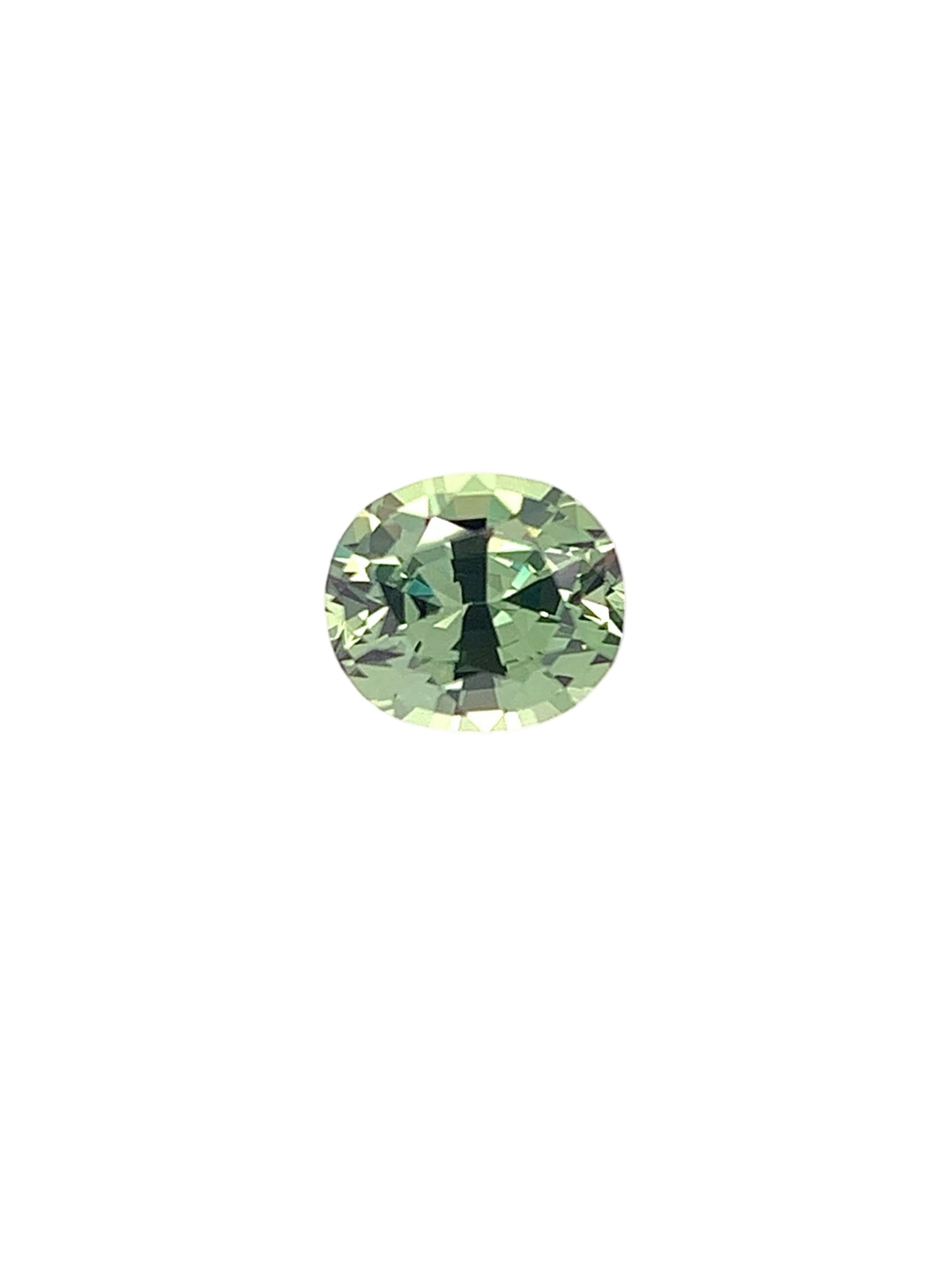 Green Sapphire — 1.33ct Oval | 6.70 x 5.80mm | Tanzania | Heated