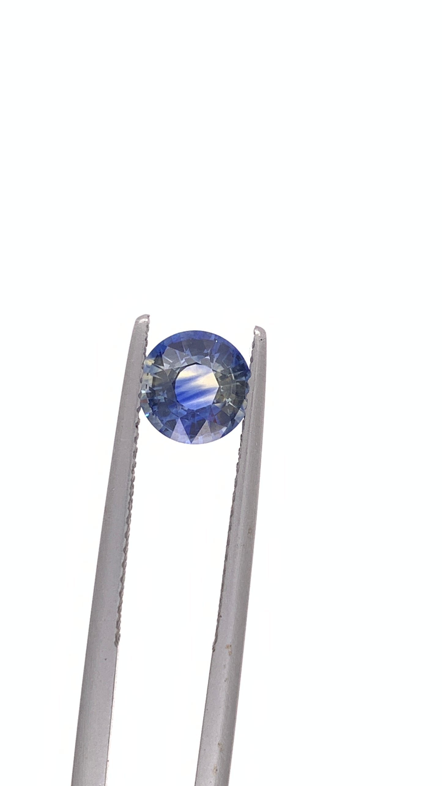 Blue Sapphire — 1.30ct Round Step Cut | 6.65mm | Sri Lanka | Heated