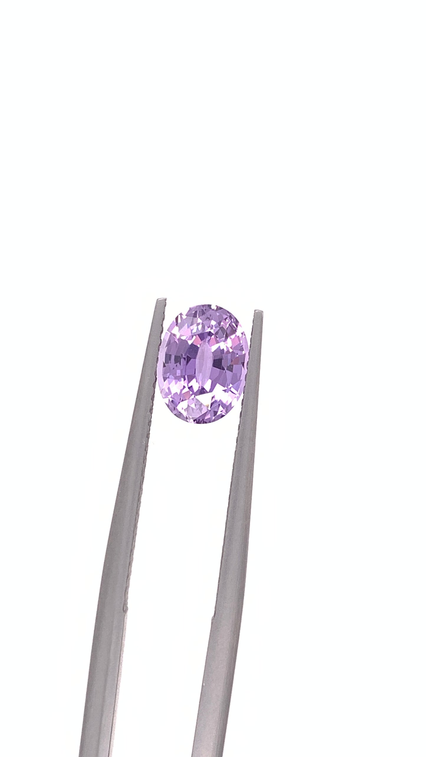 Purple Sapphire — 1.84ct Oval | 8.10 x 6.10mm | Sri Lanka | Unheated