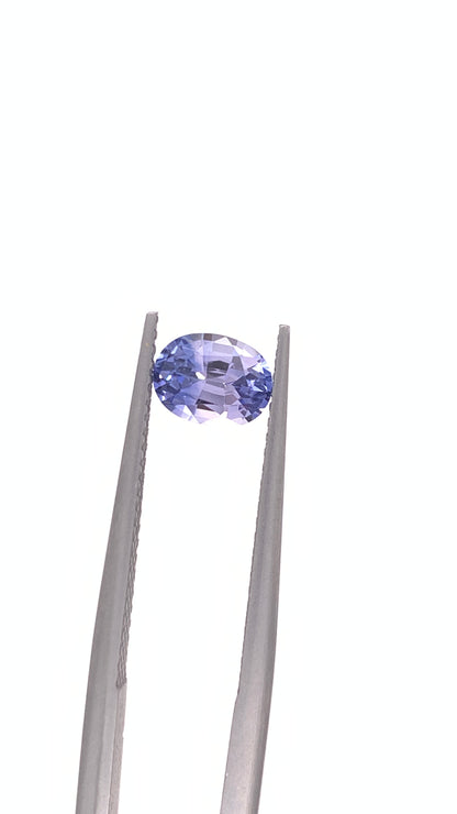 Blue Sapphire — 0.99ct Oval | 6.80 x 5.15mm | Sri Lanka | Heated
