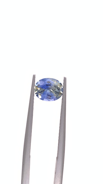 Blue Sapphire — 1.23ct Oval | 7.40 x 5.95mm | Sri Lanka | Heated