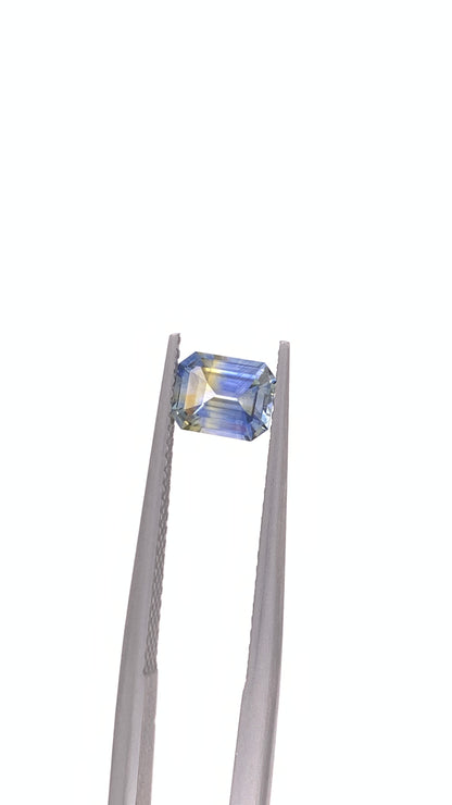 Blue Sapphire — 0.92ct Emerald Cut | 6.30 x 4.95mm | Sri Lanka | Heated