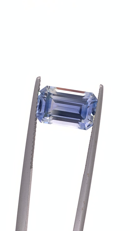 Blue Sapphire — 5.63ct Emerald Cut | 12.60 x 7.85mm | Sri Lanka | Heated