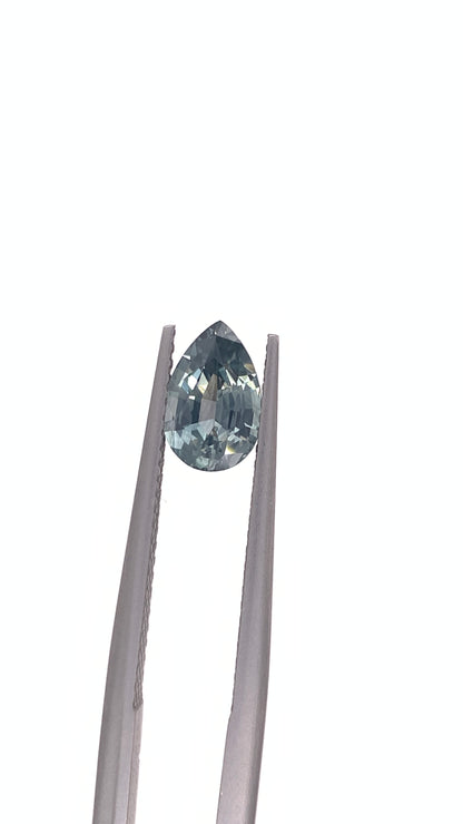 Green Sapphire — 1.21ct Pear | 8.30 x 5.50mm | Sri Lanka | Heated