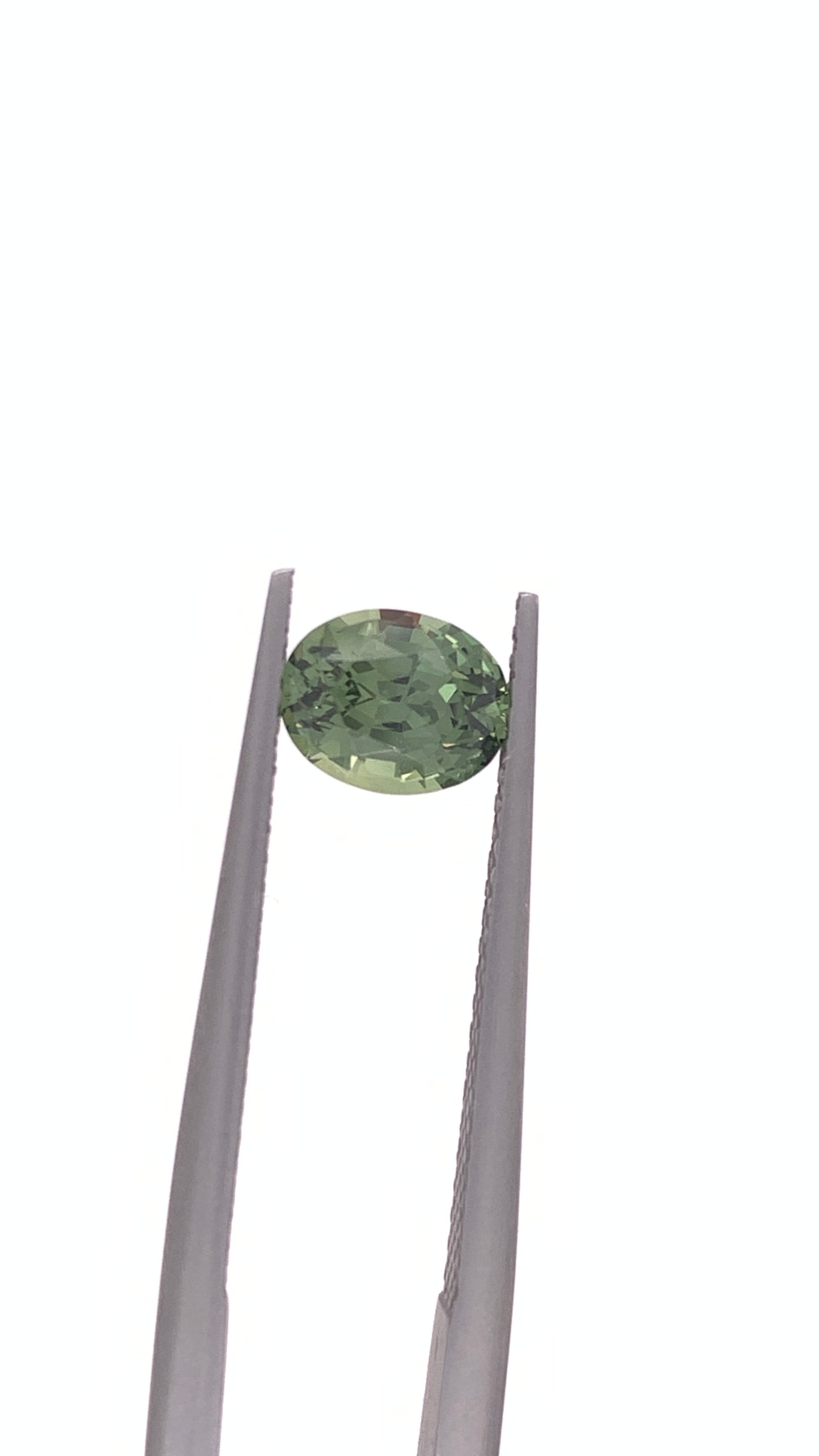 Green Sapphire — 1.19ct Oval | 6.90 x 5.40mm | Tanzania | Heated