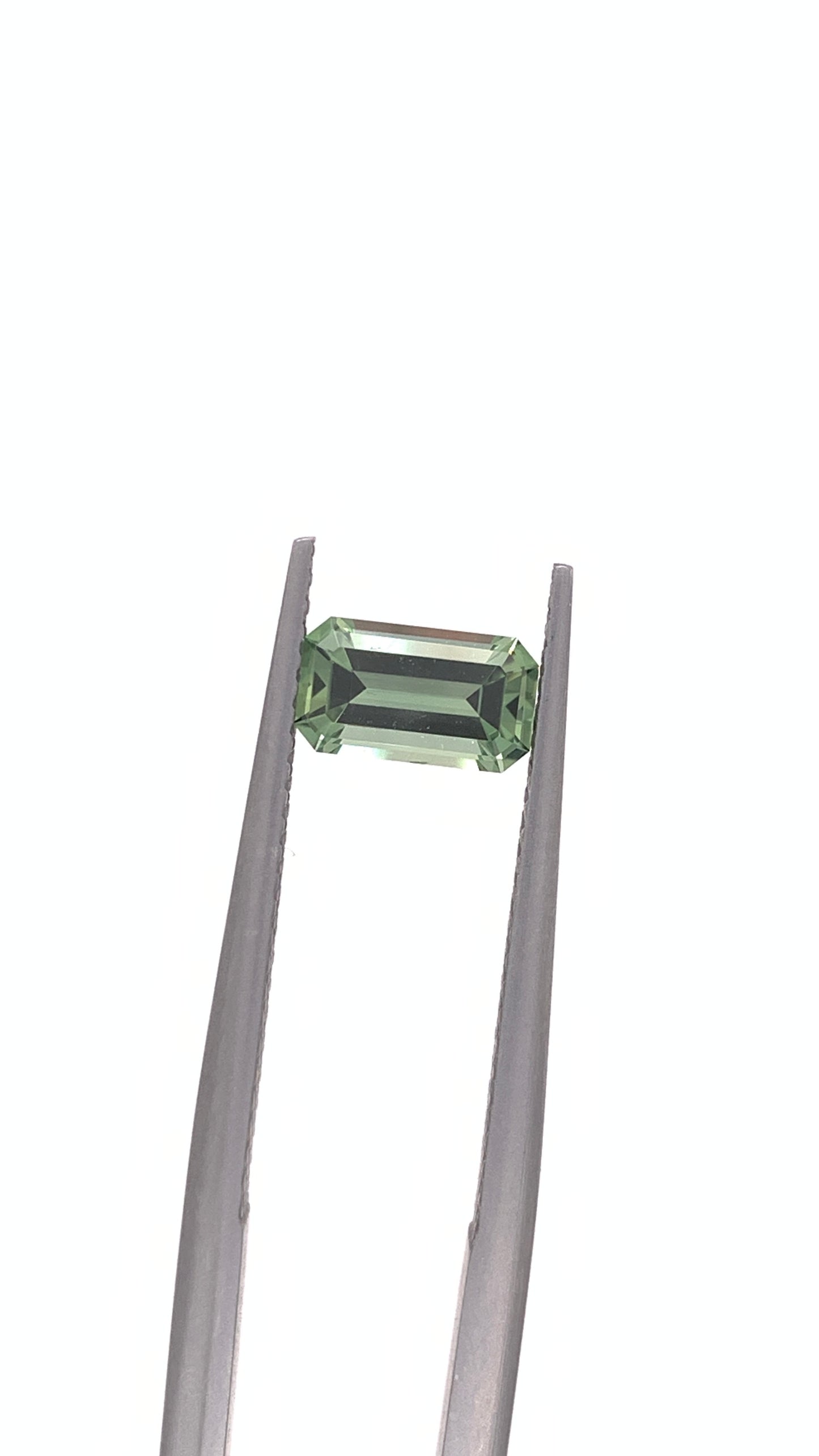 Green Sapphire — 0.91ct Emerald Cut | 7.30 x 4.20mm | Tanzania | Heated