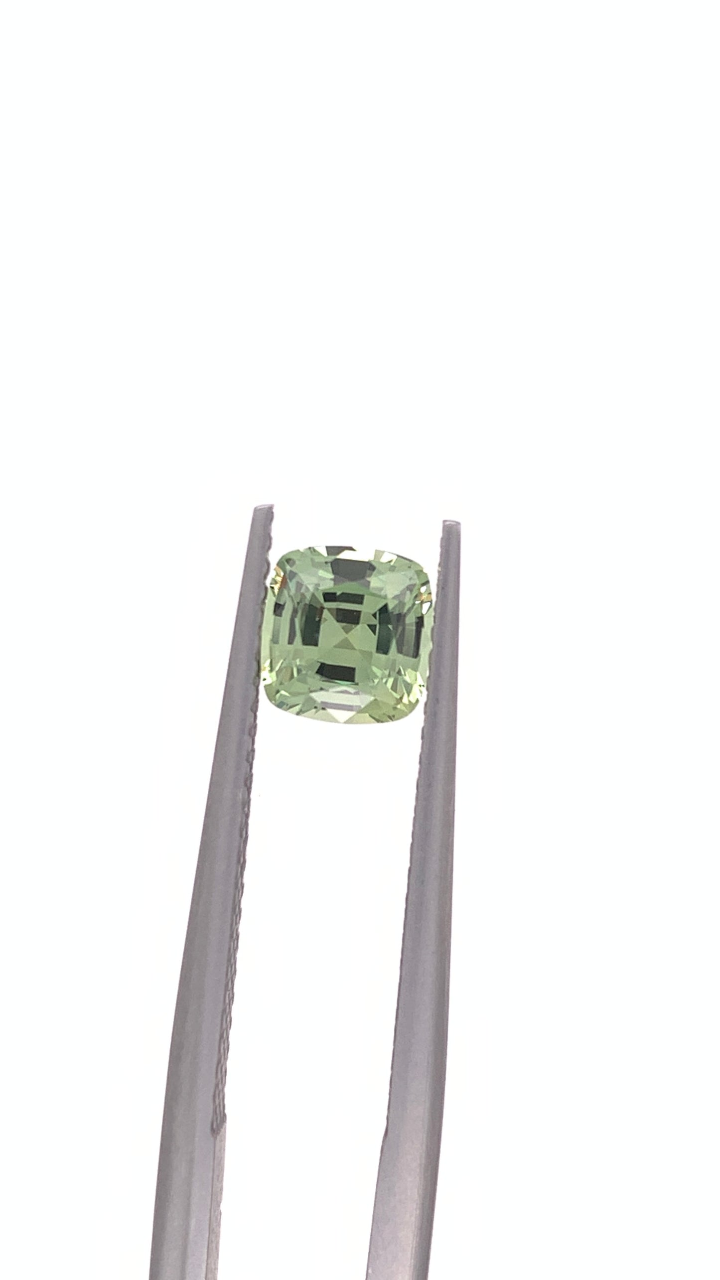 Green Sapphire — 1.13ct Cushion | 5.90 x 5.70mm | Tanzania | Heated