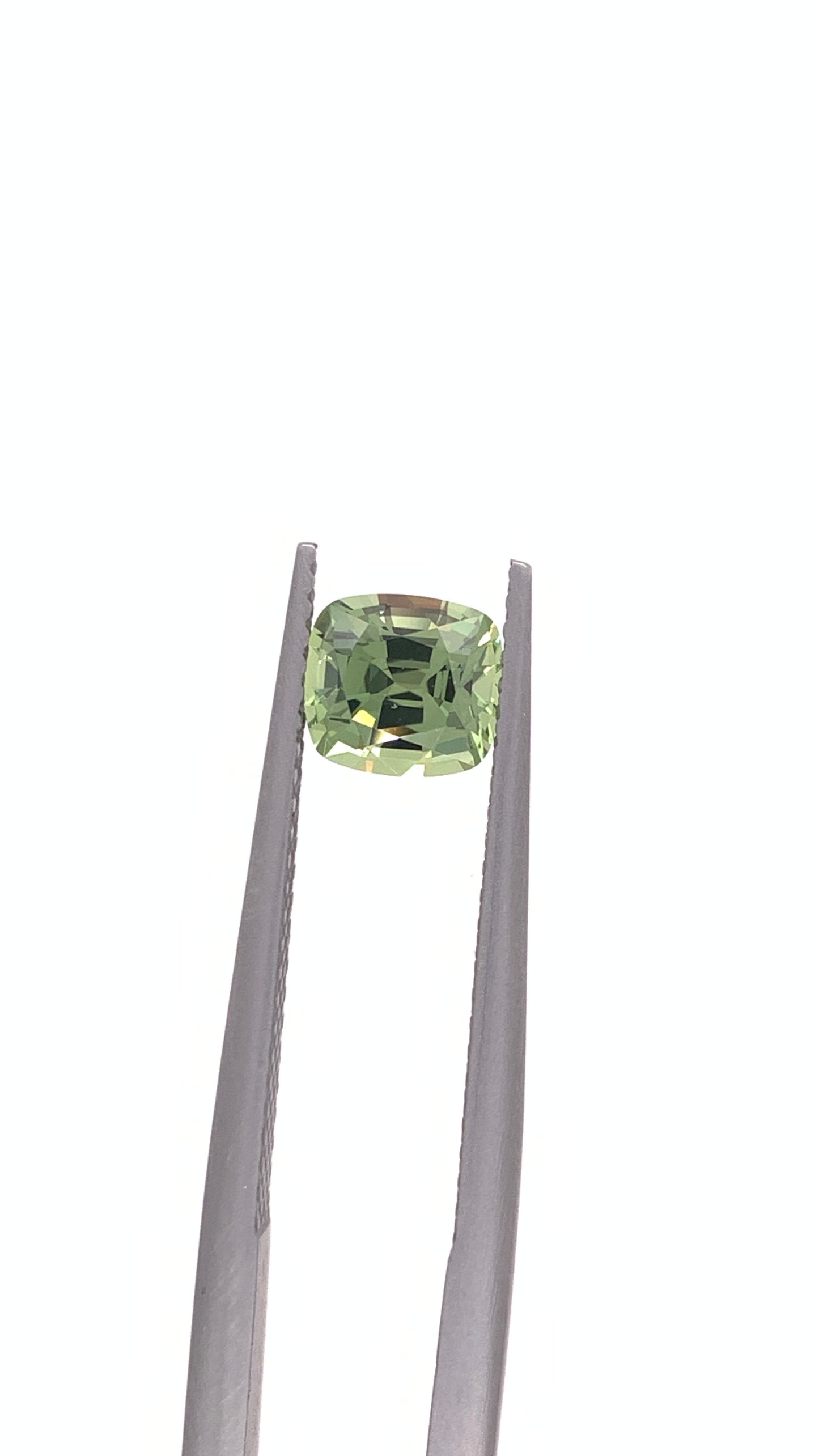 Green Sapphire — 1.16ct Cushion | 6.10 x 5.55mm | Tanzania | Heated