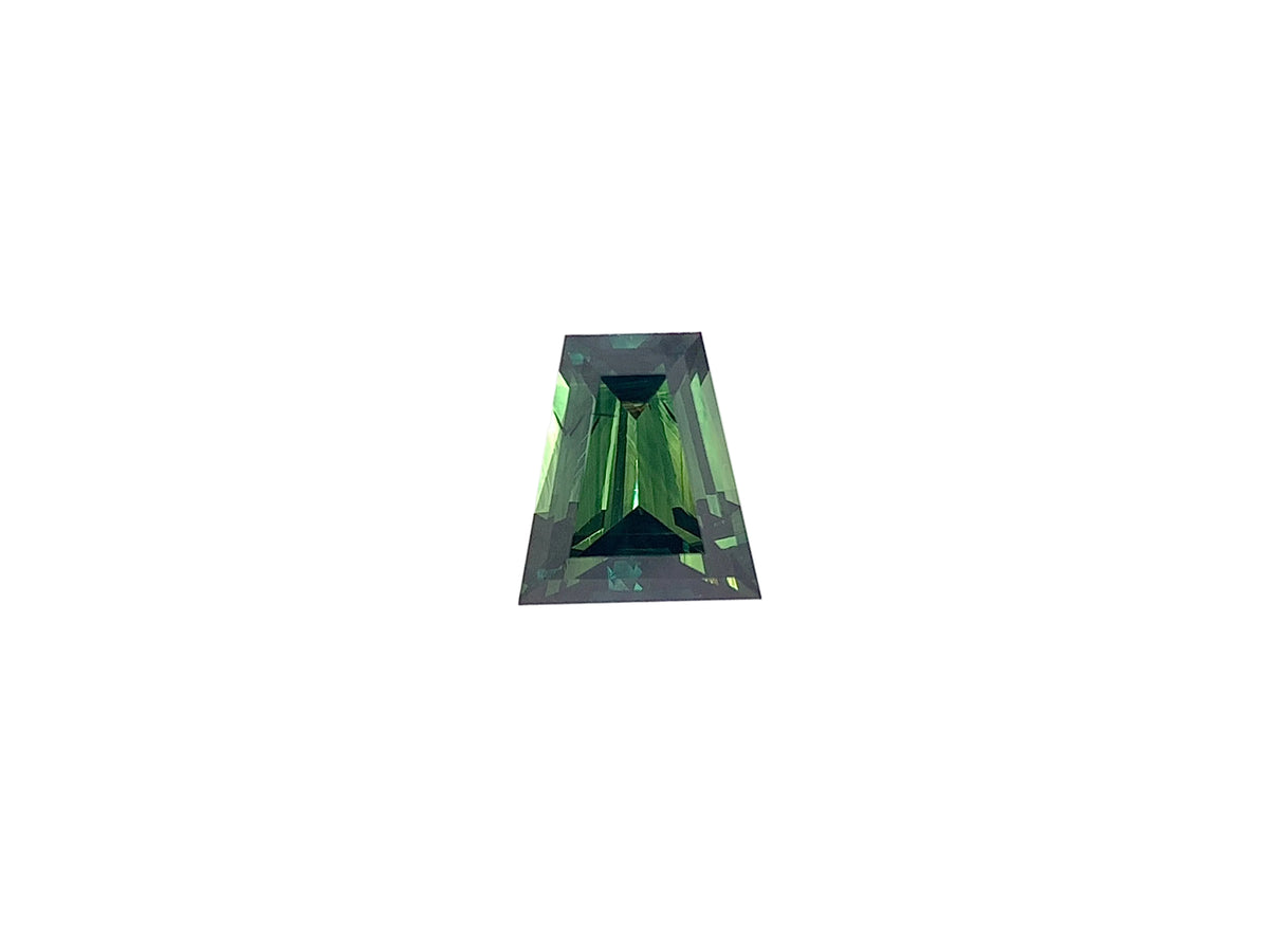 Green Sapphire — 2.24ct Tapered Baguette | 8.48 x 7.65 x 4.70mm | Australia | Unheated