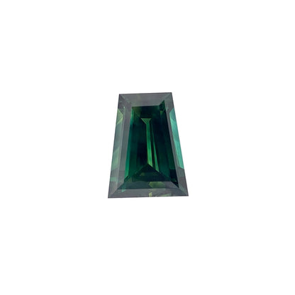 Green Sapphire — 3.97ct Tapered Baguette | 11.25 x 8.65 x 5.90mm | Australia | Heated