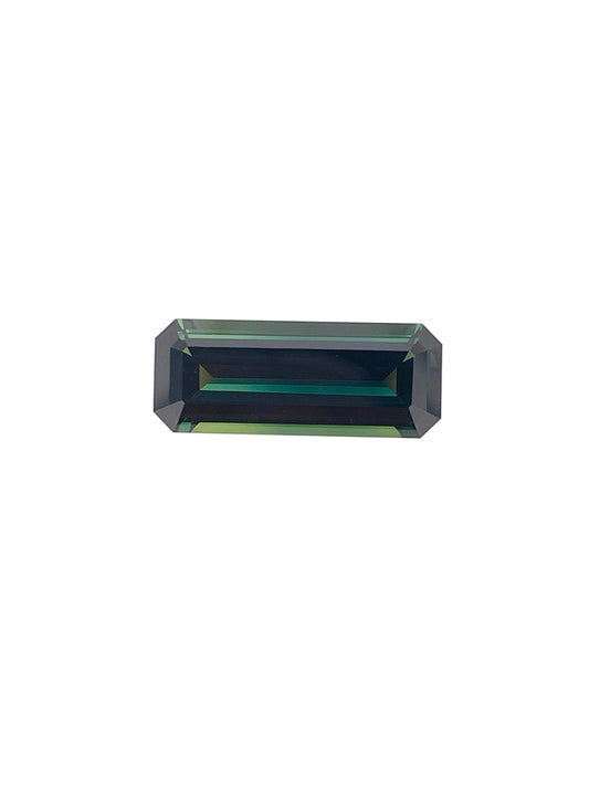 Green Sapphire — 3.81ct Emerald Cut | 15.06 x 6.02mm | Australia | Unheated