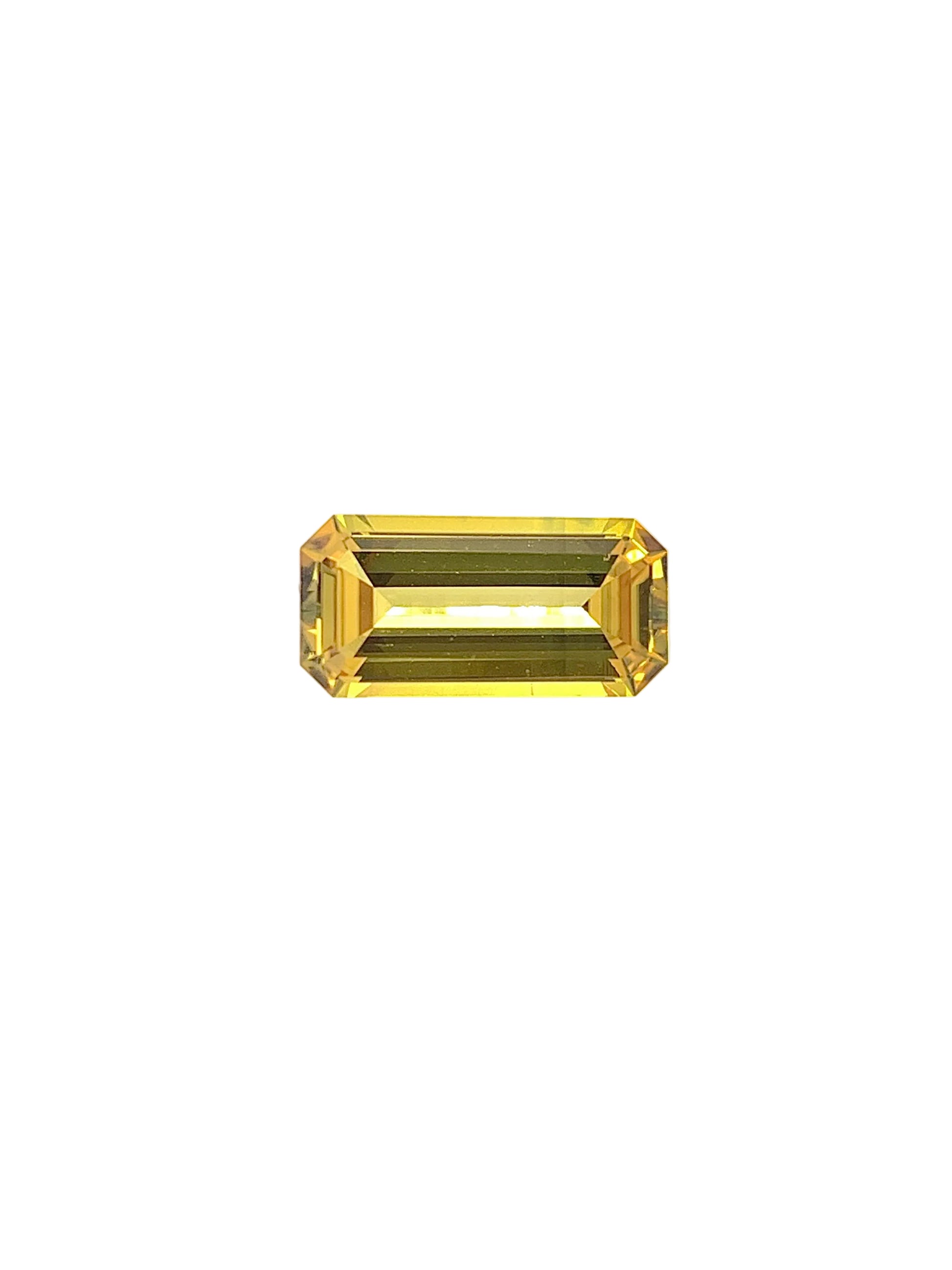 Yellow Sapphire — 1.86ct Emerald Cut | 10.52 x 5.25mm | Australia | Unheated
