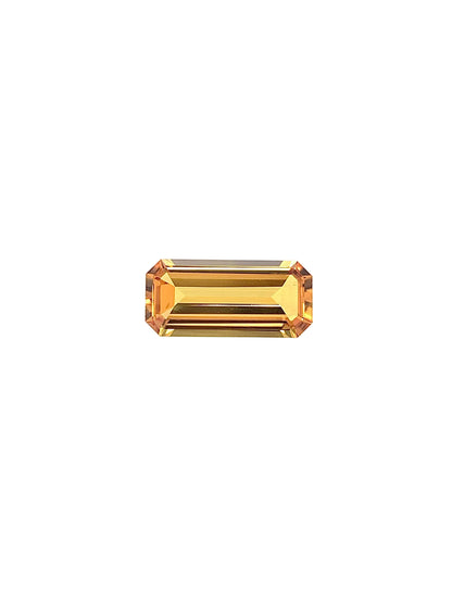 Orange Sapphire — 1.56ct Emerald Cut | 10.60 x 4.95mm | Australia | Unheated